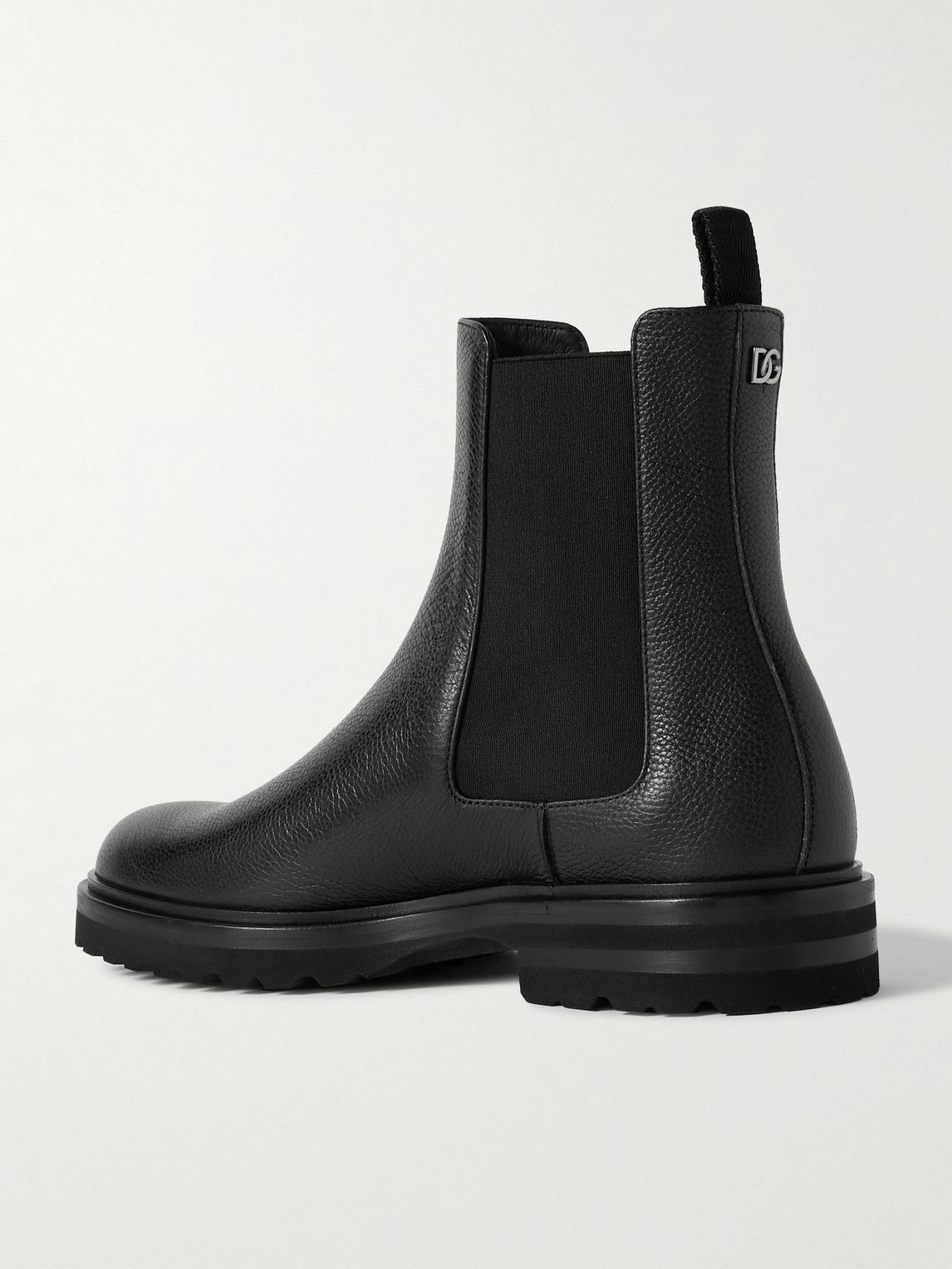 Dolce&Gabbana - Altavilla Full-Grain Leather Chelsea Boots - Black