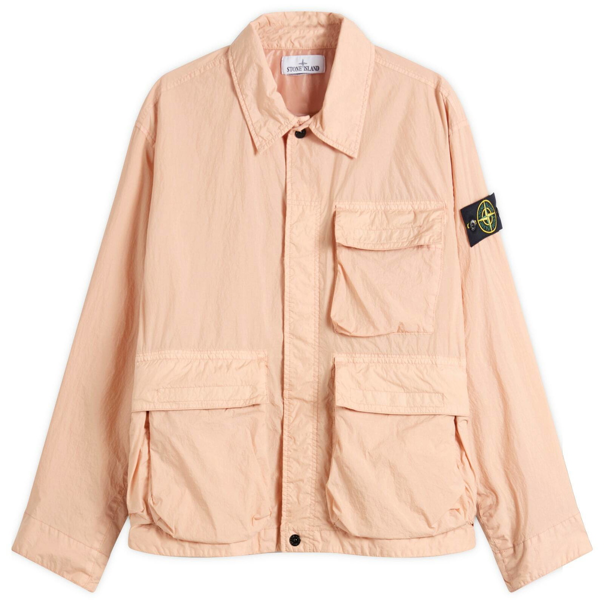 Stone Island Women's Crinkle Reps Jacket in Chalk Pink