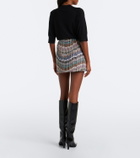 Missoni Knitted lamé miniskirt