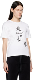 Ludovic de Saint Sernin White 'All The Rumors Are True' T-Shirt