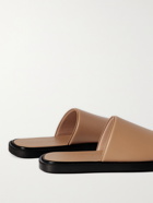 BOTTEGA VENETA - Leather Slides - Brown