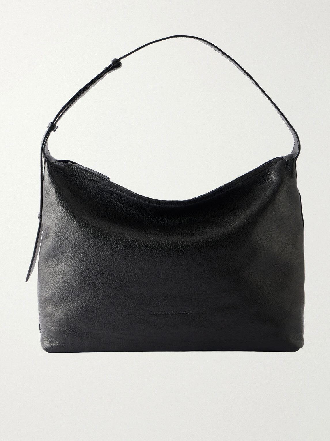 Officine Creative - Maderna Full-Grain Leather Messenger Bag - Black
