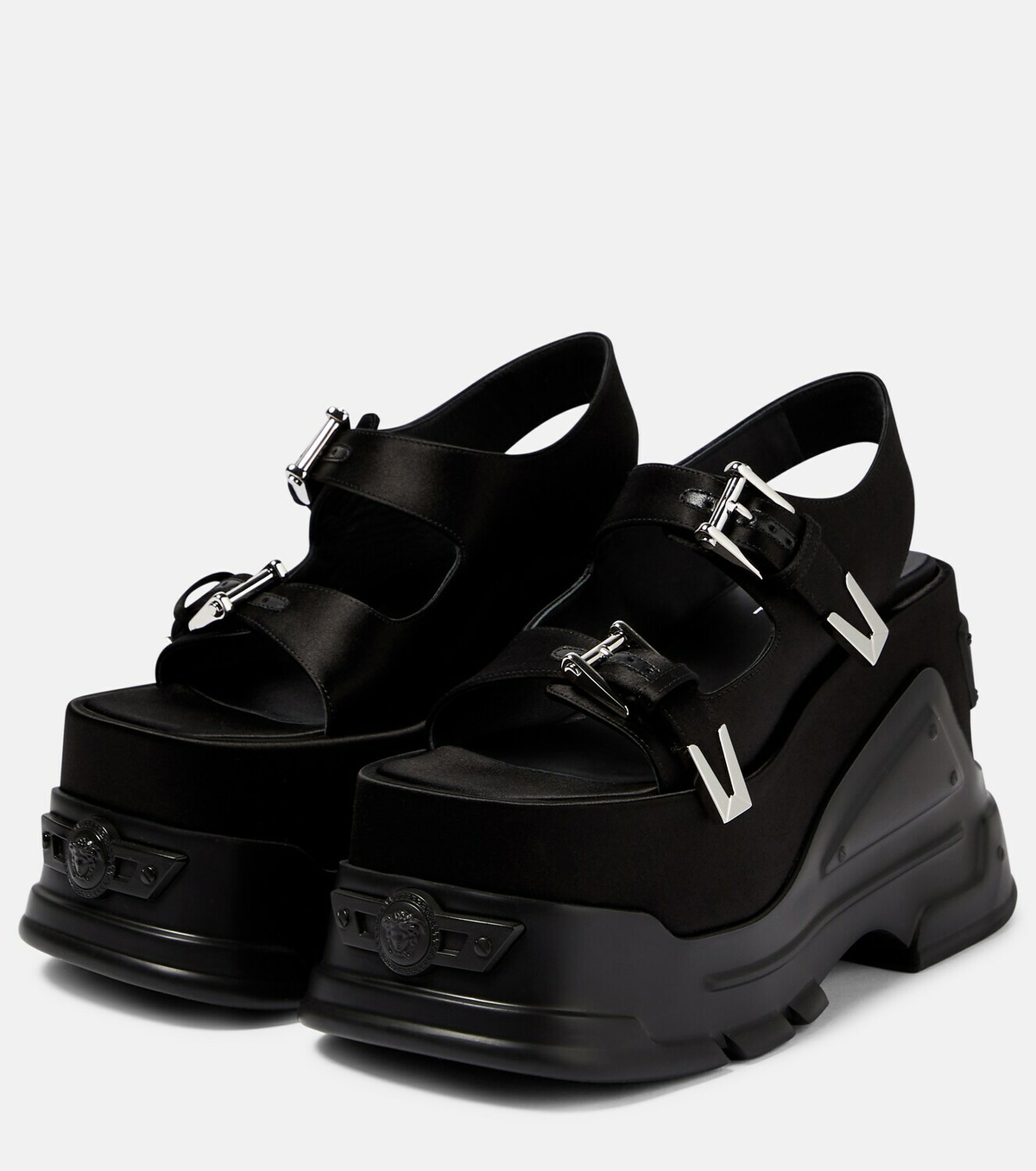 Sundace 140 Satin Platform Sandals
