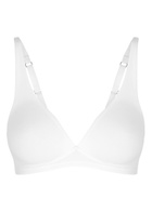 Hanro Sensation White Soft-cup Bra, Bra, Elasticated Underband