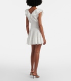 Poupette St Barth Della ruffled cotton minidress