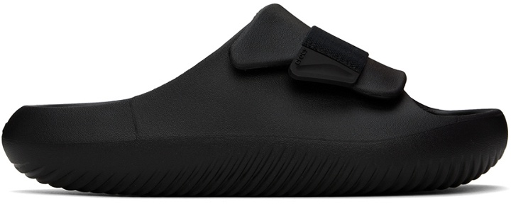 Photo: Crocs Black Mellow Luxe Recovery Slides