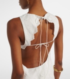 Faithfull Breta broderie anglaise minidress