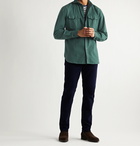 Sid Mashburn - Cotton-Flannel Shirt - Green