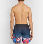 Orlebar Brown - Bulldog Mid-Length Printed Swim Shorts - Blue