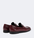 Magnanni Eel leather penny loafers