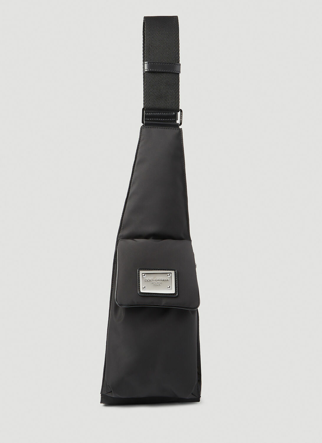 Dolce & Gabbana Logo Plaque Nylon Belt Bag