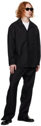 Lownn Black Elasticized Trousers