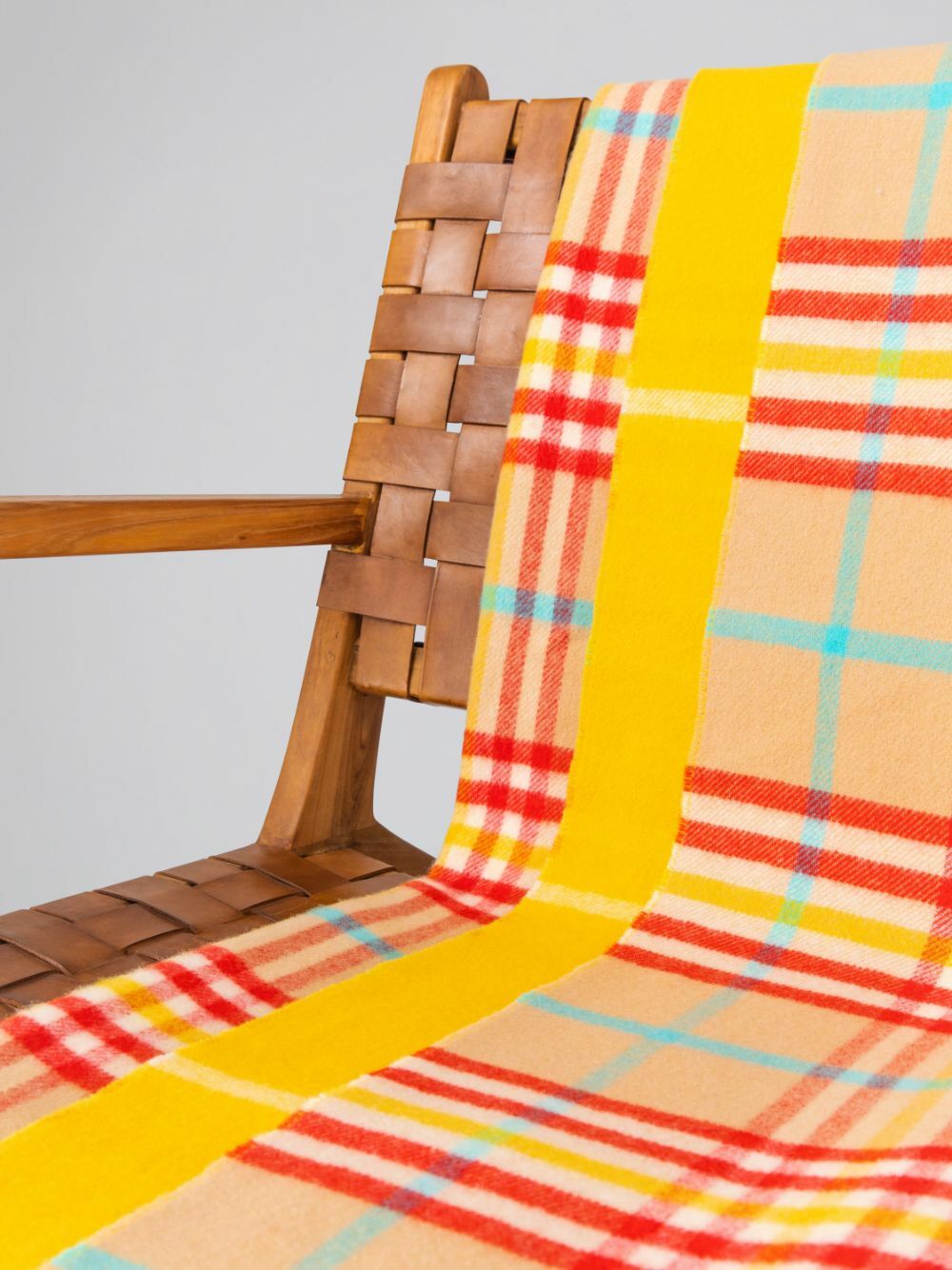 Johnstons Of Elgin Reversible Wool Throw