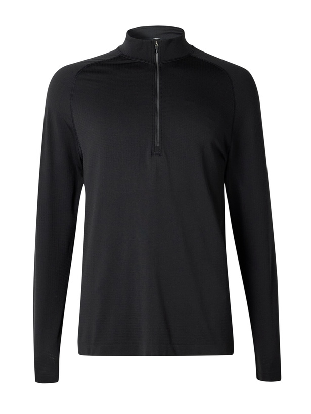 Photo: Lululemon - Metal Vent Tech 2.5 Slim-Fit Stretch-Jersey Half-Zip Top - Black