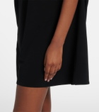 Sportmax Draped crêpe minidress