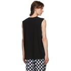 Stolen Girlfriends Club Black Onyx Barcode Razor Sleeveless T-Shirt