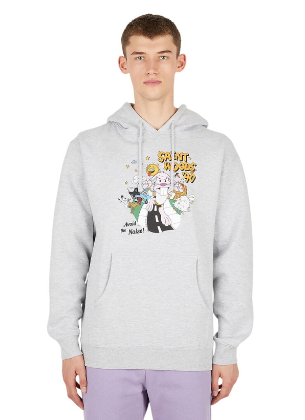Photo: Saintwoods Graphic Print Hooded Sweatshirt