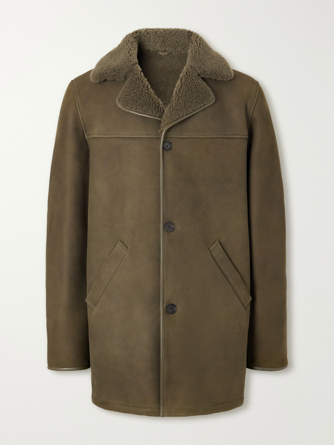 Mr P. - Shearling Coat - Green