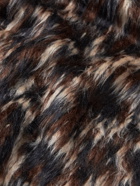 Jil Sander - Intarsia Brushed-Silk Sweater - Brown