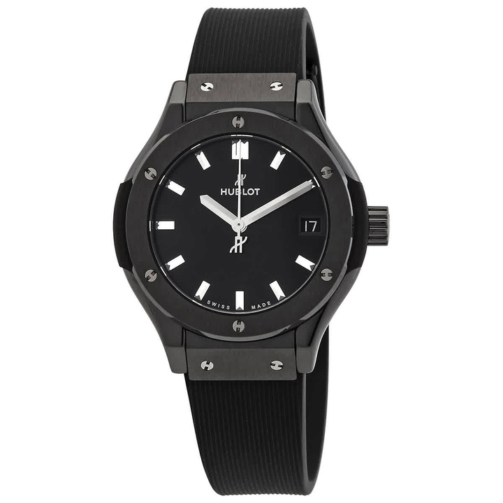 Photo: Hublot Classic Fusion Quartz Black Dial Ladies Watch 581.CM.1470.RX