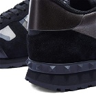Valentino Men's Rockrunner Sneakers in Dark Rutenio/Nero