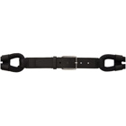 Jil Sander Black Knot String Belt