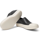 Rick Owens - Boat Leather Slip-On Sneakers - Men - Black