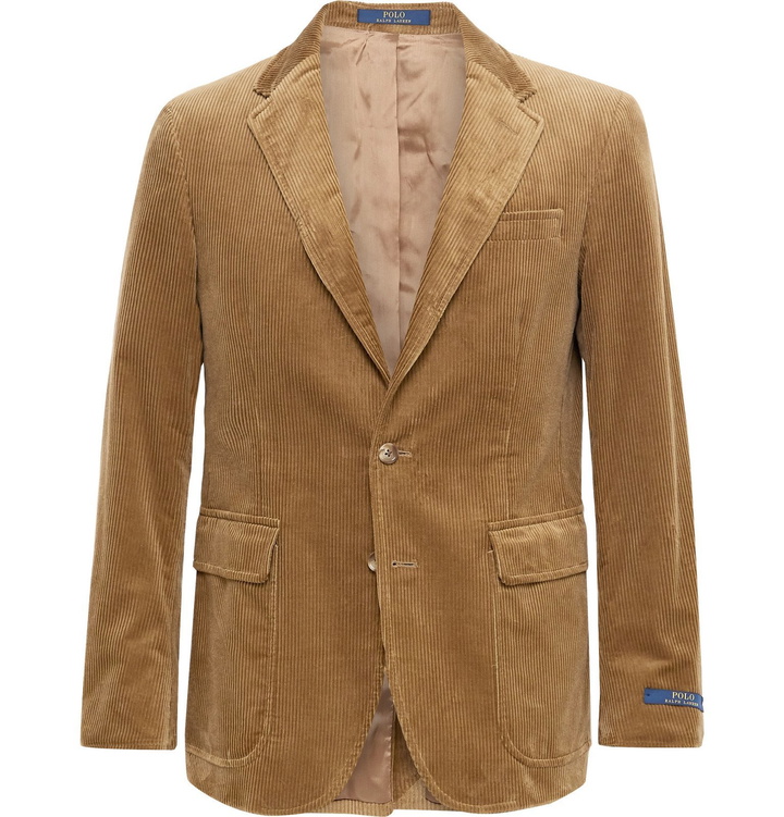 Photo: Polo Ralph Lauren - Sand Cotton-Corduroy Blazer - Neutrals