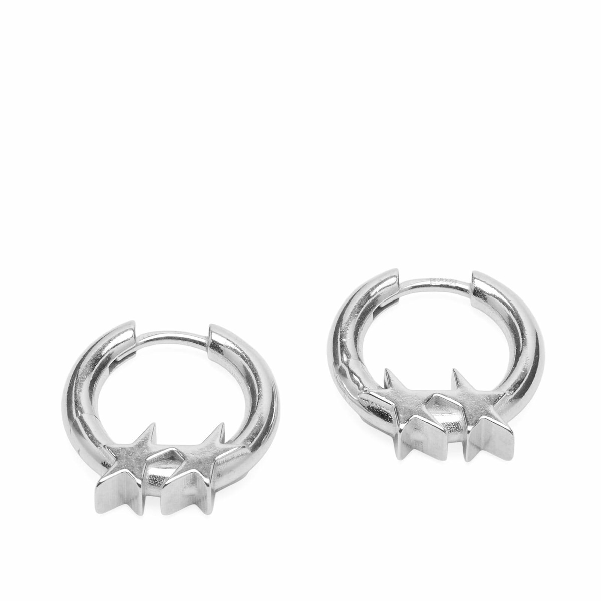 TwoJeys Men's TJ Icon Earrings in Sterling Silver 