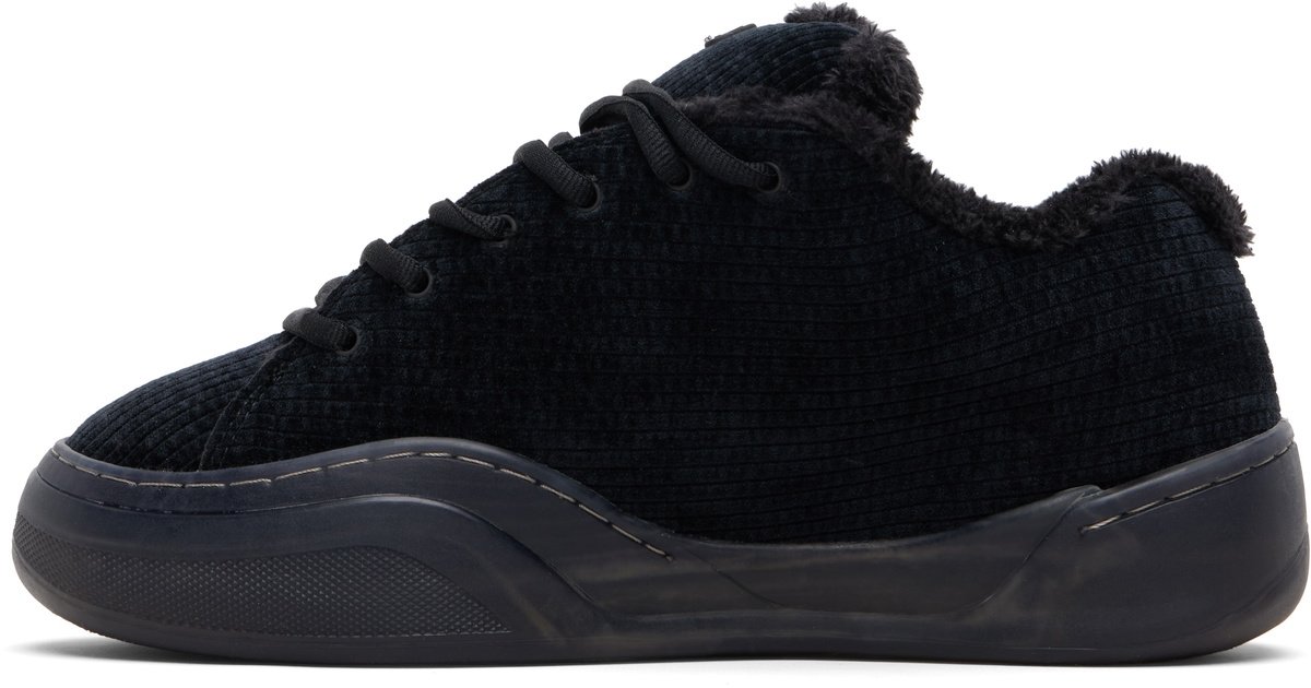 ERL Black Corduroy Vamp Sneakers