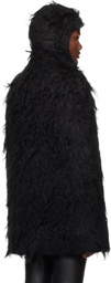Rick Owens Black Porterville Cape Jacket