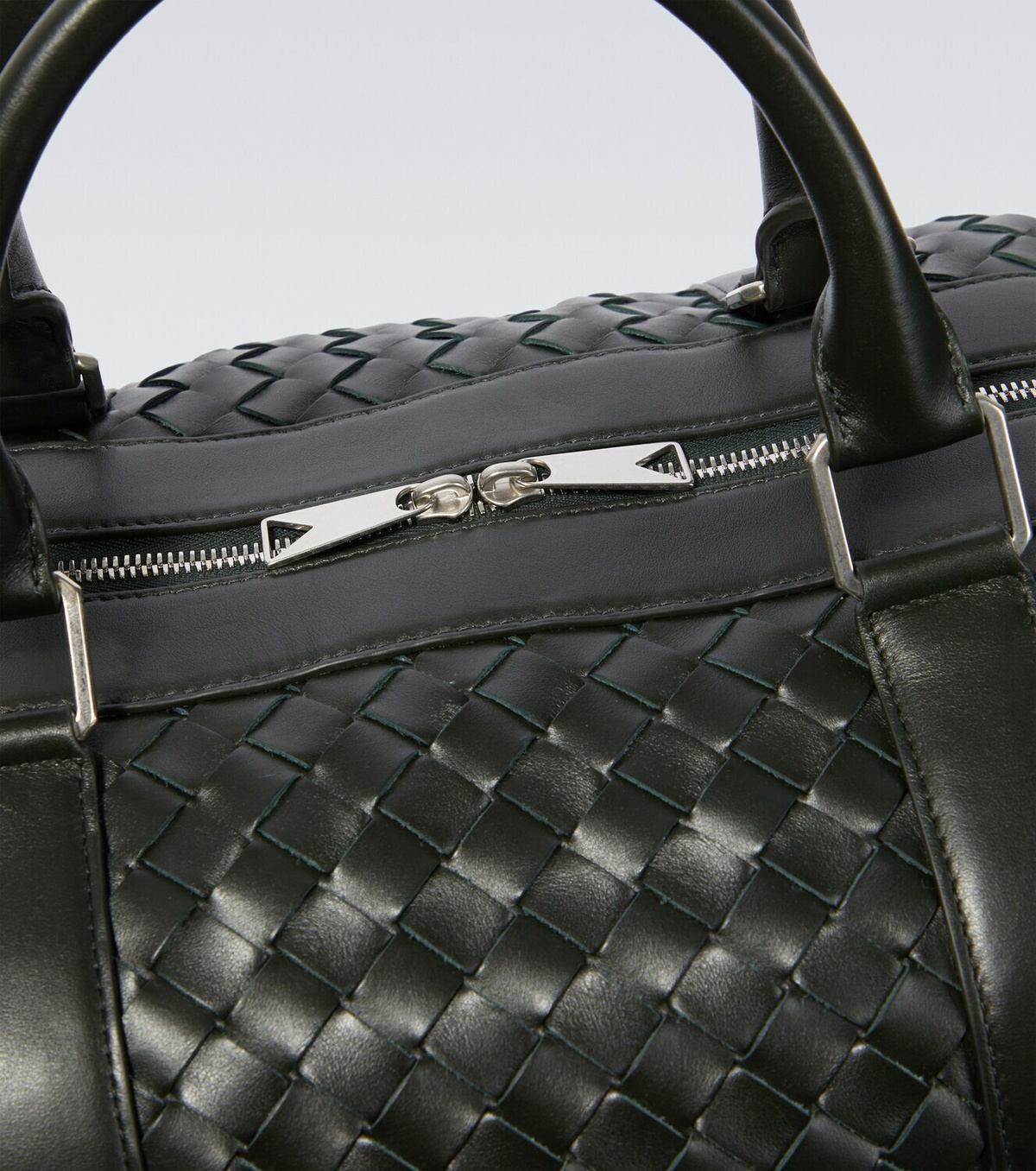 Bottega Intrecciato Large leather duffel bag Bottega