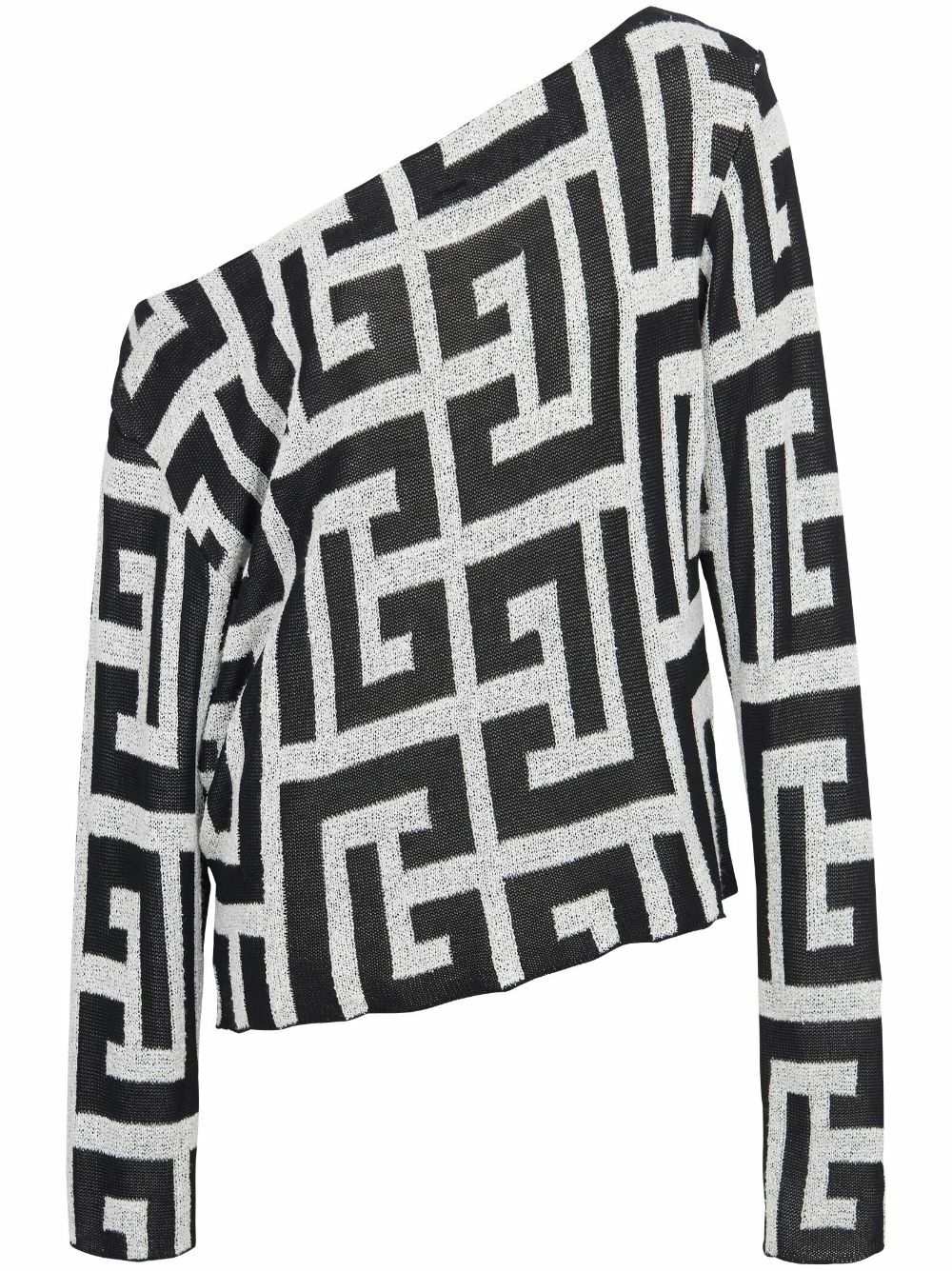 balmain off the shoulder top