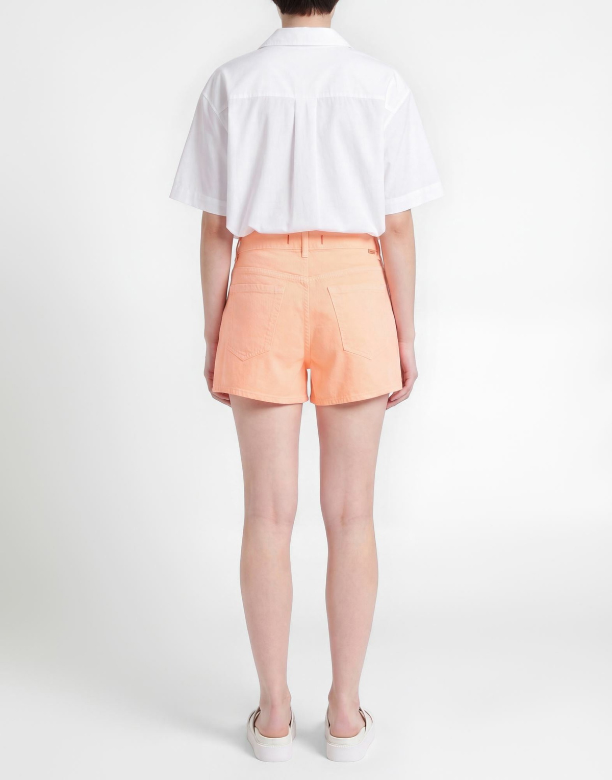 Jucca Womens Denim shorts in Orange