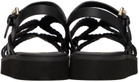 See by Chloé Black Sansa Flat Sandals