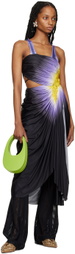 FAL-ASH Purple Signature Maxi Dress