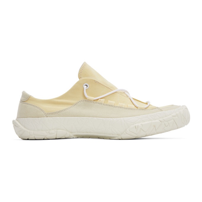 Photo: Issey Miyake Men Off-White Canvas NY Sneakers