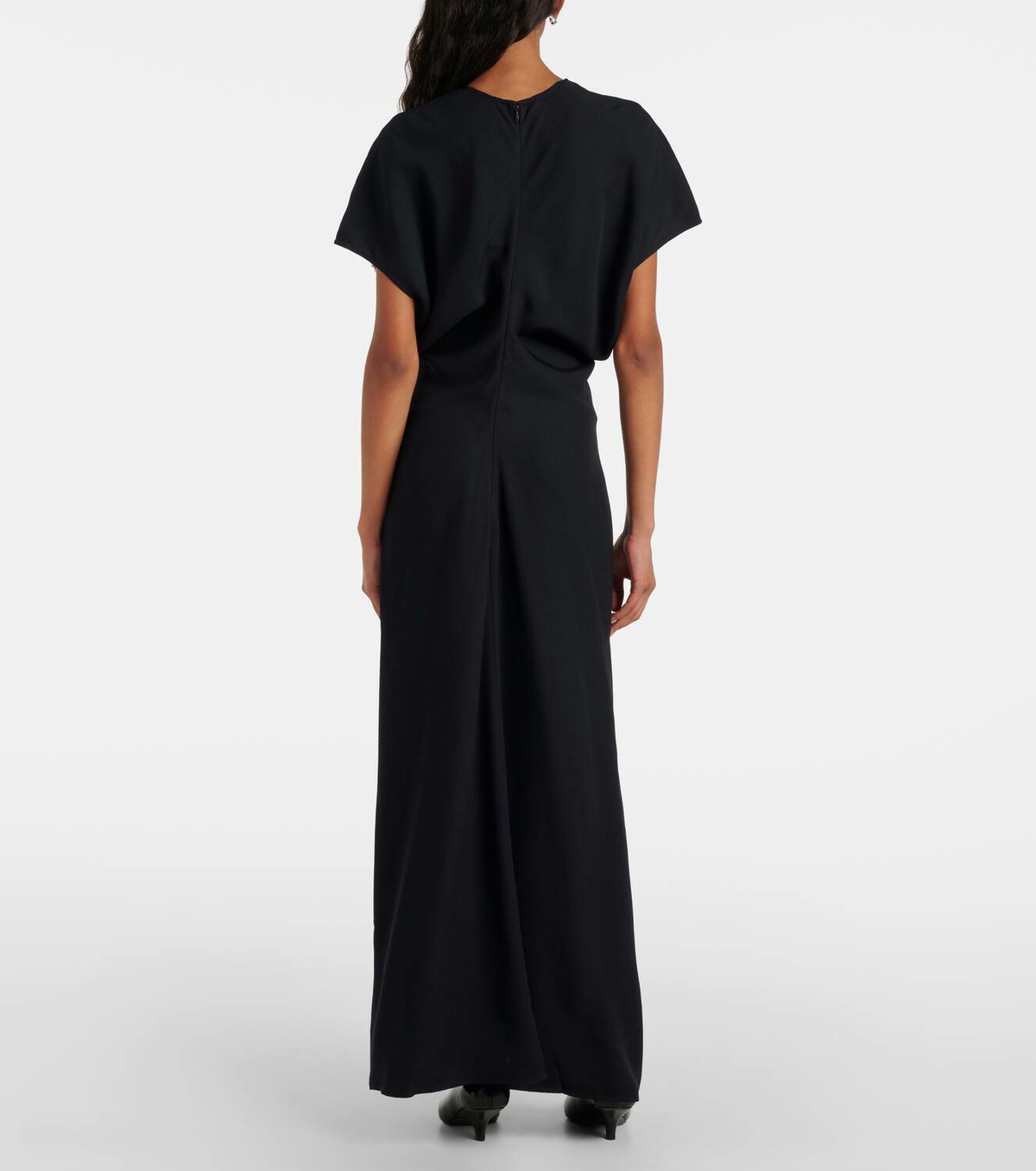 3 4 sleeve long maxi dress Feminine 3/4 Sleeve Maxi Dress
