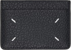 Maison Margiela Black Four Stitches Card Holder