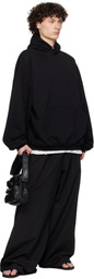 Balenciaga Black 'BB Garderobe' Large Fit Hoodie