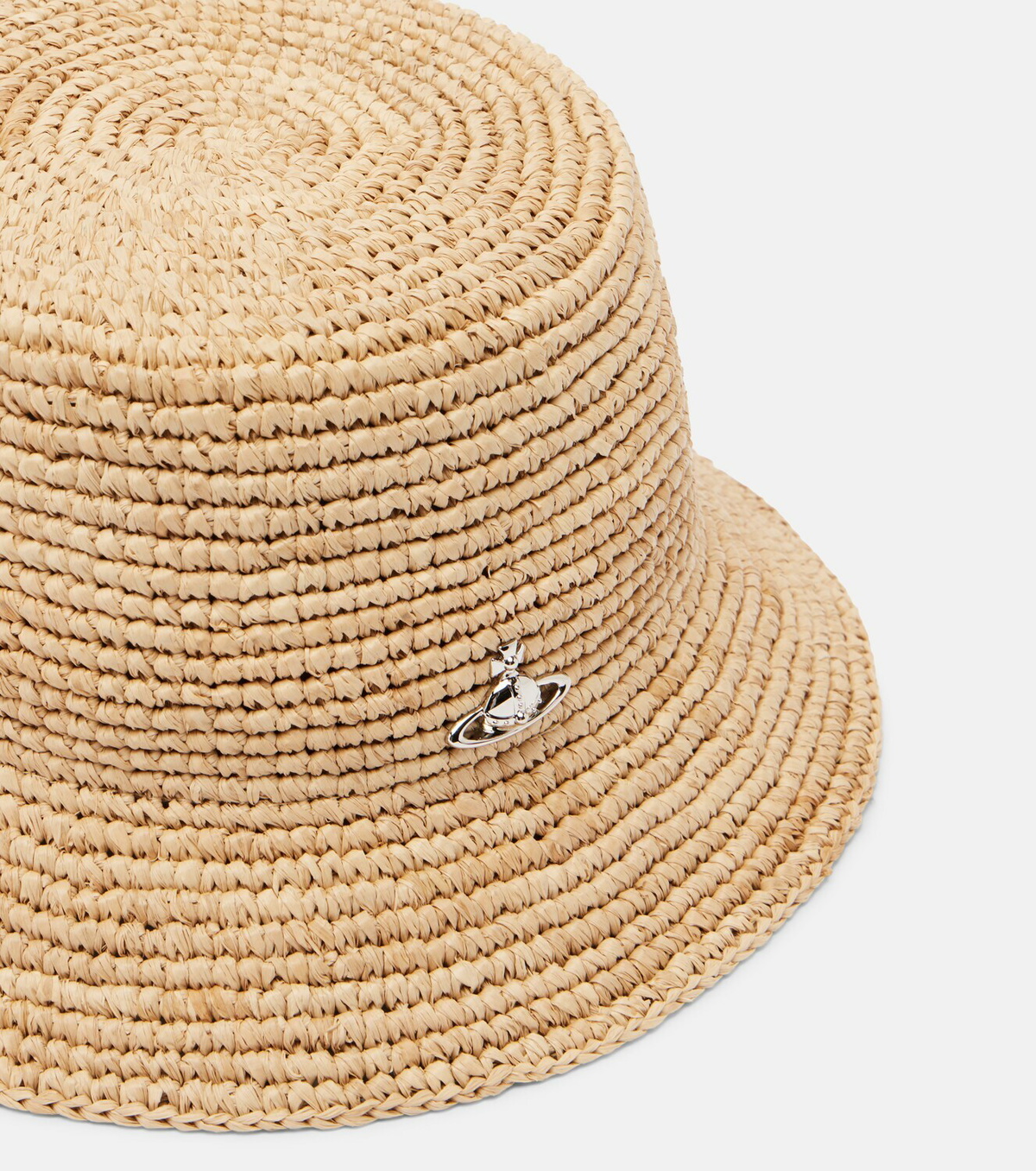 Vivienne Westwood Orb raffia bucket hat