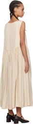 CASEY CASEY Beige Pomme Midi Dress