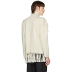 Loewe Off-White High Neck Asymmetric Turtleneck