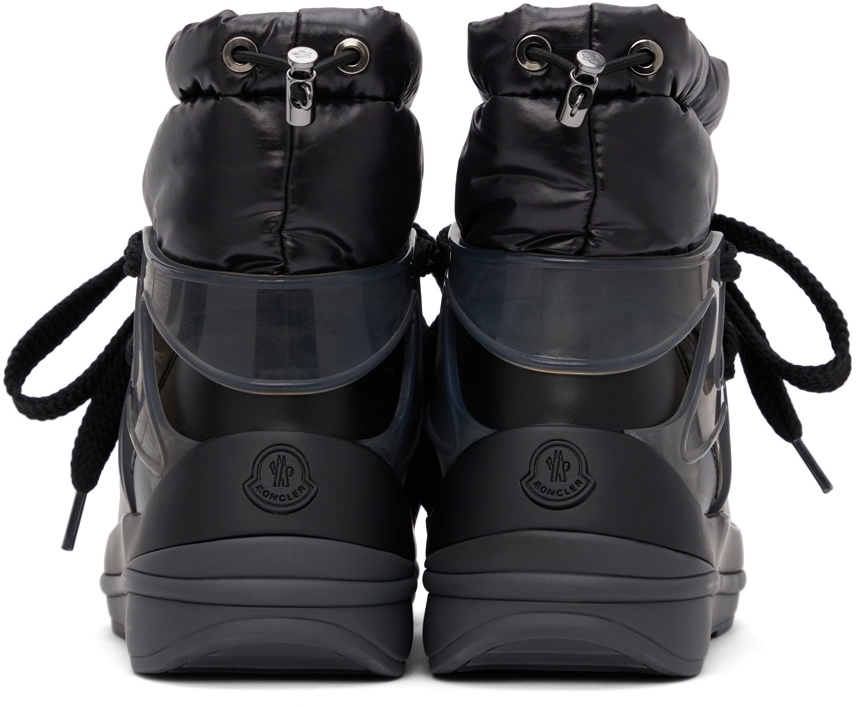 moncler black down insolux ankle boots