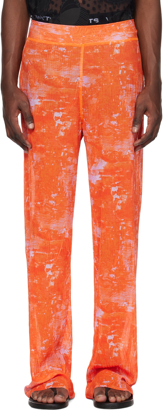 Henrik Vibskov Orange Sway Trousers