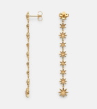 David Yurman Starburst 18kt gold drop earrings with diamonds