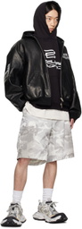 Balenciaga Black AI Generated Leather Jacket