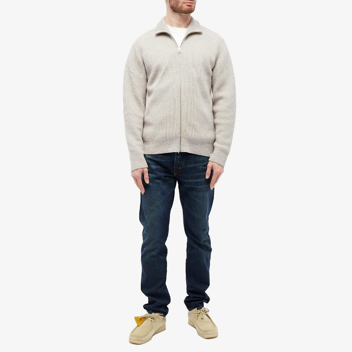 RRL Men's High Slim Jean in Bayview Wash RRL