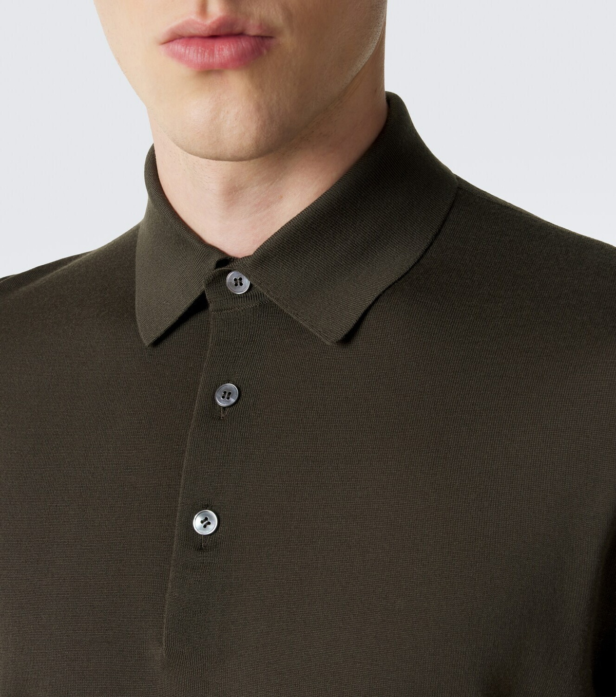Zegna Wool piqué polo shirt