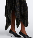 Proenza Schouler Paulina draped floral georgette midi dress